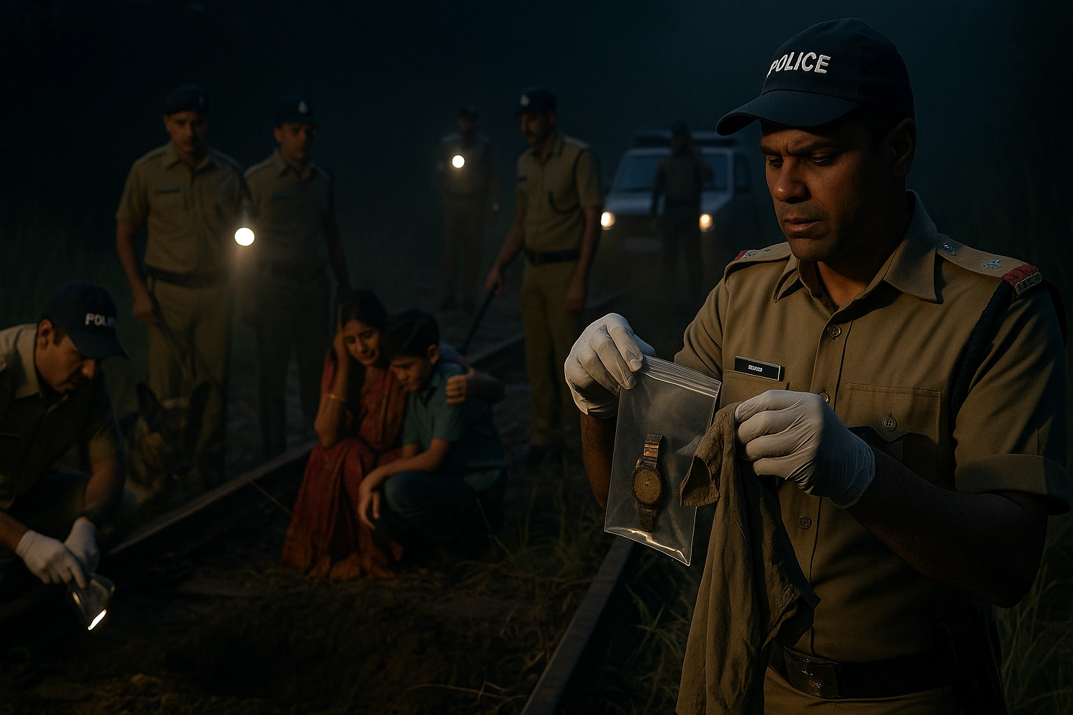 Police recovering evidence of Arvind Shastri at abandoned railway tracks